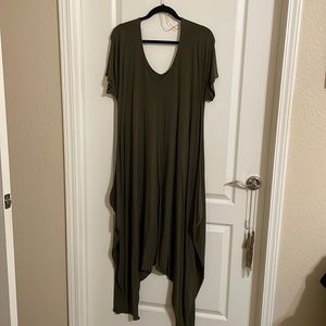 Asoph Army Green Loungewear Jumpsuit size L